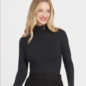 Spanx Turtleneck Thong bodysuit. New with tags. Black. Never worn!
